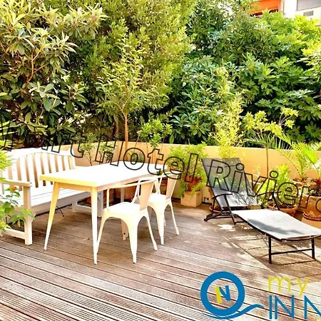 Riviera - Grimaldi Coeur De - Large Ac With Bigger South Terrace - Hyper Centre - Terrasse Esprit 3*